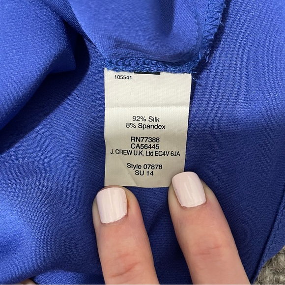 J Crew Silk Button Up - Picture 4 of 4